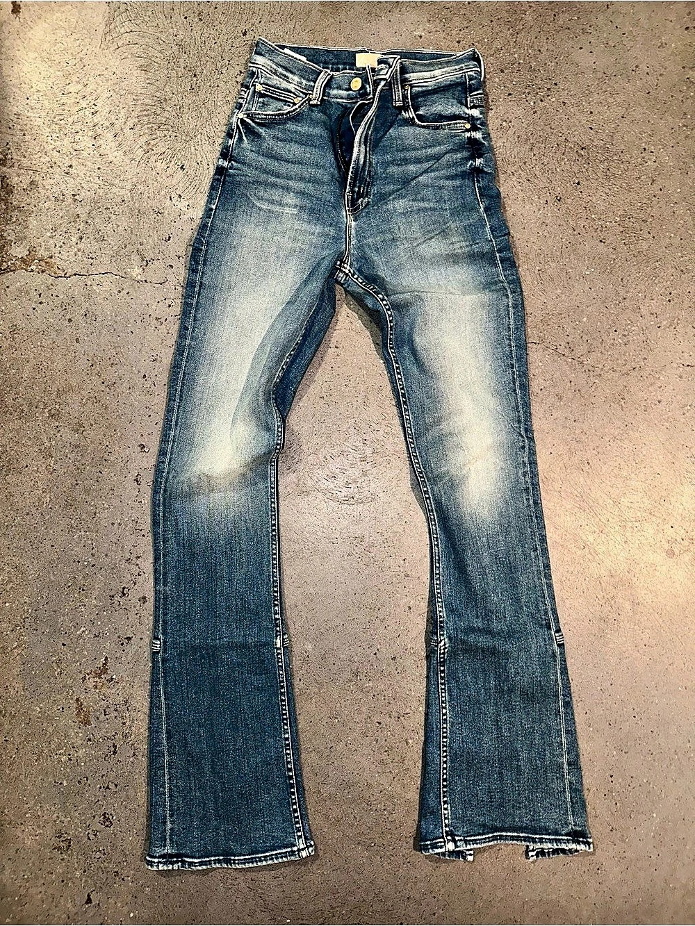 Mother Jeans Skinny HR Spilt Jeans 25